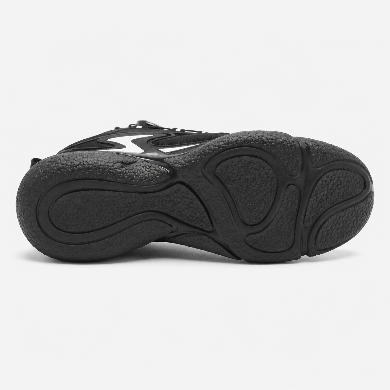 7-PE Black & White Dial Lace Sneakers image 4