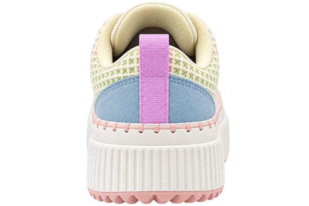 Pastel Woven Platform Sneakers image 3