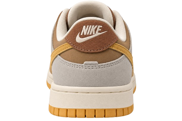 Nike Earth-Tone Suede Low-Top Sneakers image 3